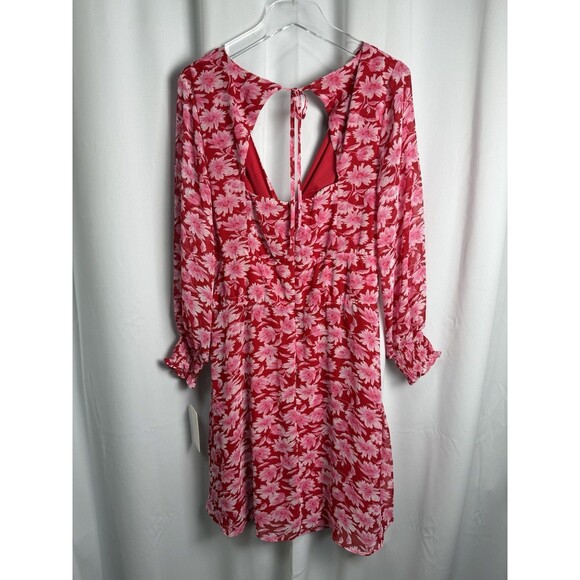 Julia Jordan Tie Back Floral Dress Sz 12 New - Picture 6 of 9